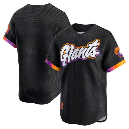 San Francisco Giants Anthracite 2025 City Connect Limited Baseball Jersey - Main View