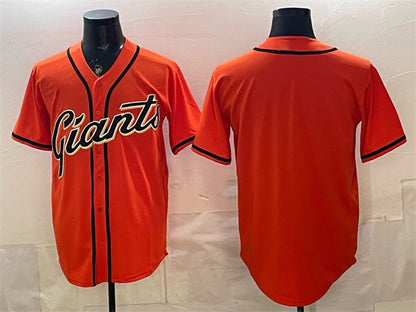San Francisco Giants Blank Orange Cool Base Stitched Baseball Jersey - Main View