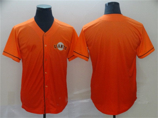 San Francisco Giants Blank Orange Fade Stitched Baseball Jersey - Main View