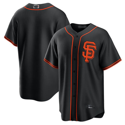 San Francisco Giants Black Alternate Replica Team Jersey Baseball Jerseys - Main View