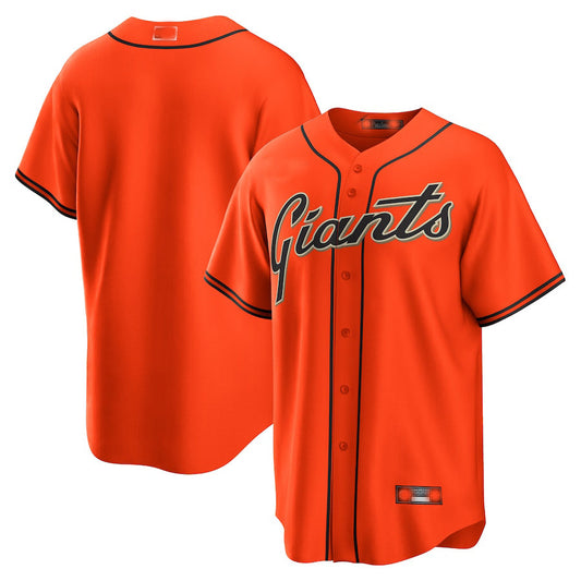 San Francisco Giants Orange Alternate Replica Team Jersey Baseball Jerseys - Main View