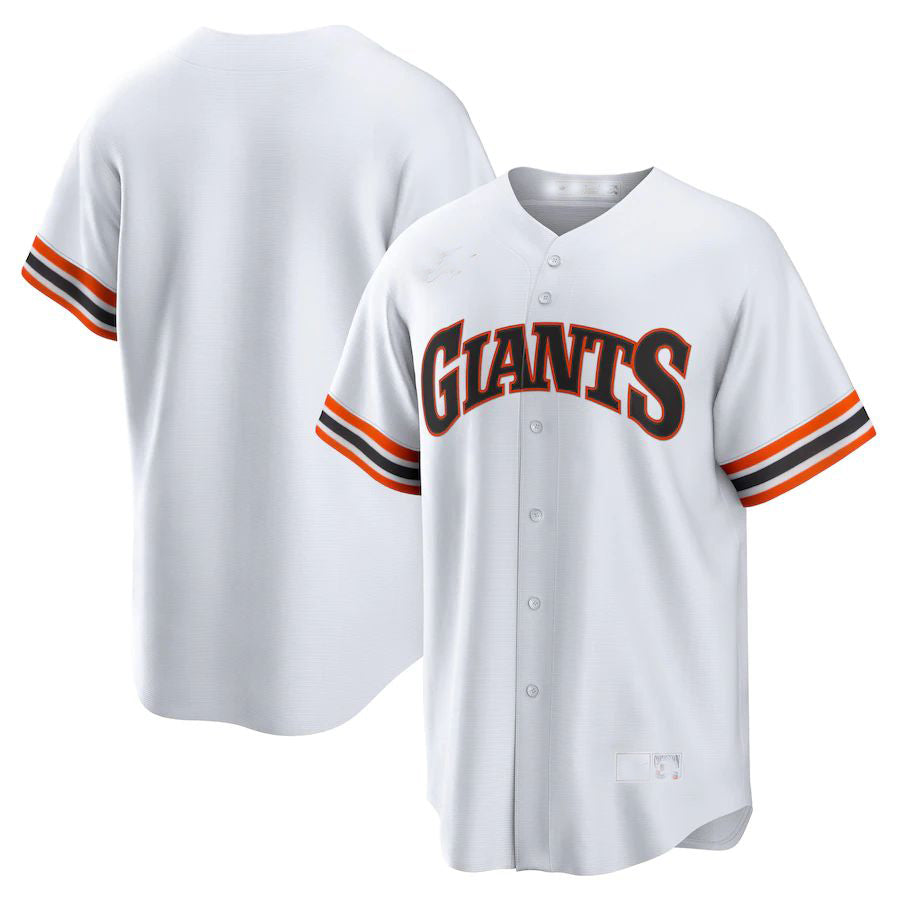 San Francisco Giants White Home Cooperstown Collection Team Jersey Baseball Jerseys - Main View