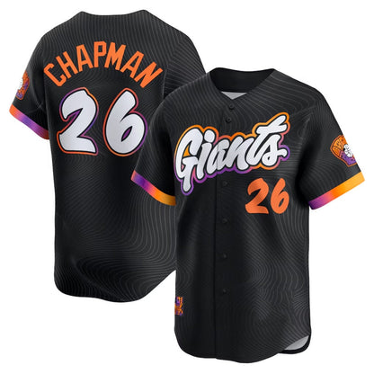 San Francisco Giants #26 Matt Chapman Anthracite 2025 City Connect Limited Baseball Jersey - Main View