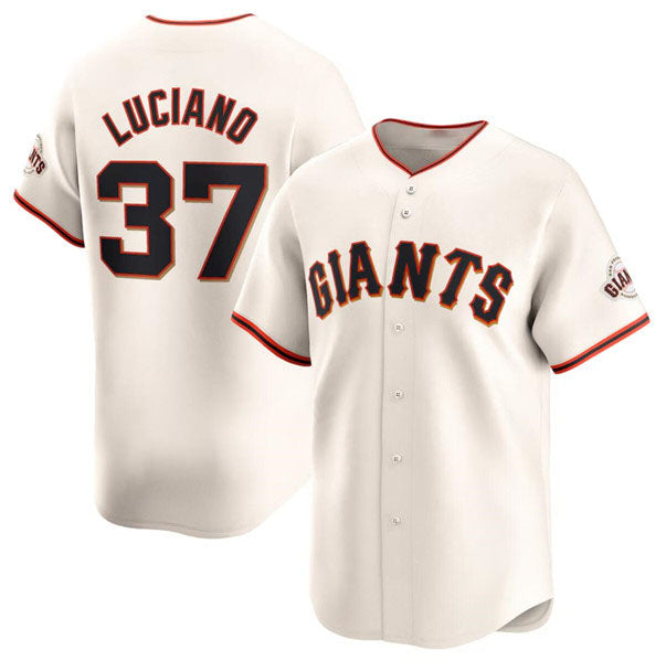 San Francisco Giants #37 Marco Luciano Cream Cool Base Stitched Baseball Jersey - Main View