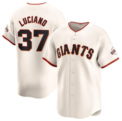 San Francisco Giants #37 Marco Luciano Cream Cool Base Stitched Baseball Jersey - Main View