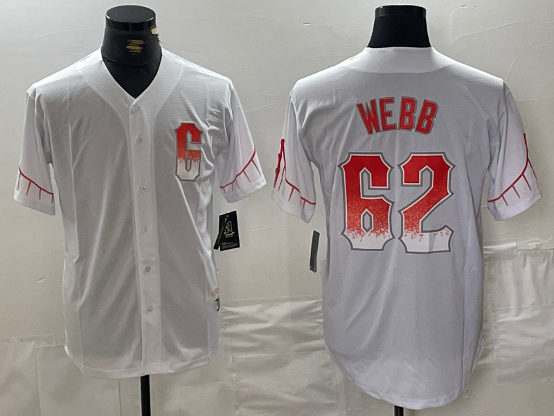 San Francisco Giants #62 Logan Webb White City Connect Stitched Cool Base Baseball Jersey - Main View