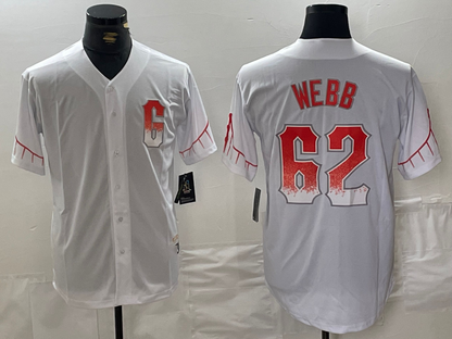 San Francisco Giants #62 Logan Webb White City Connect Stitched Cool Base Baseball Jersey - Main View