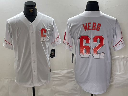 San Francisco Giants #62 Logan Webb White City Connect Stitched Cool Base Baseball Jersey - Main View