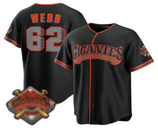 San Francisco Giants #62 Wilkin Ramos Black 2026 Alternate Stadium Stitched Baseball Jersey - Main View