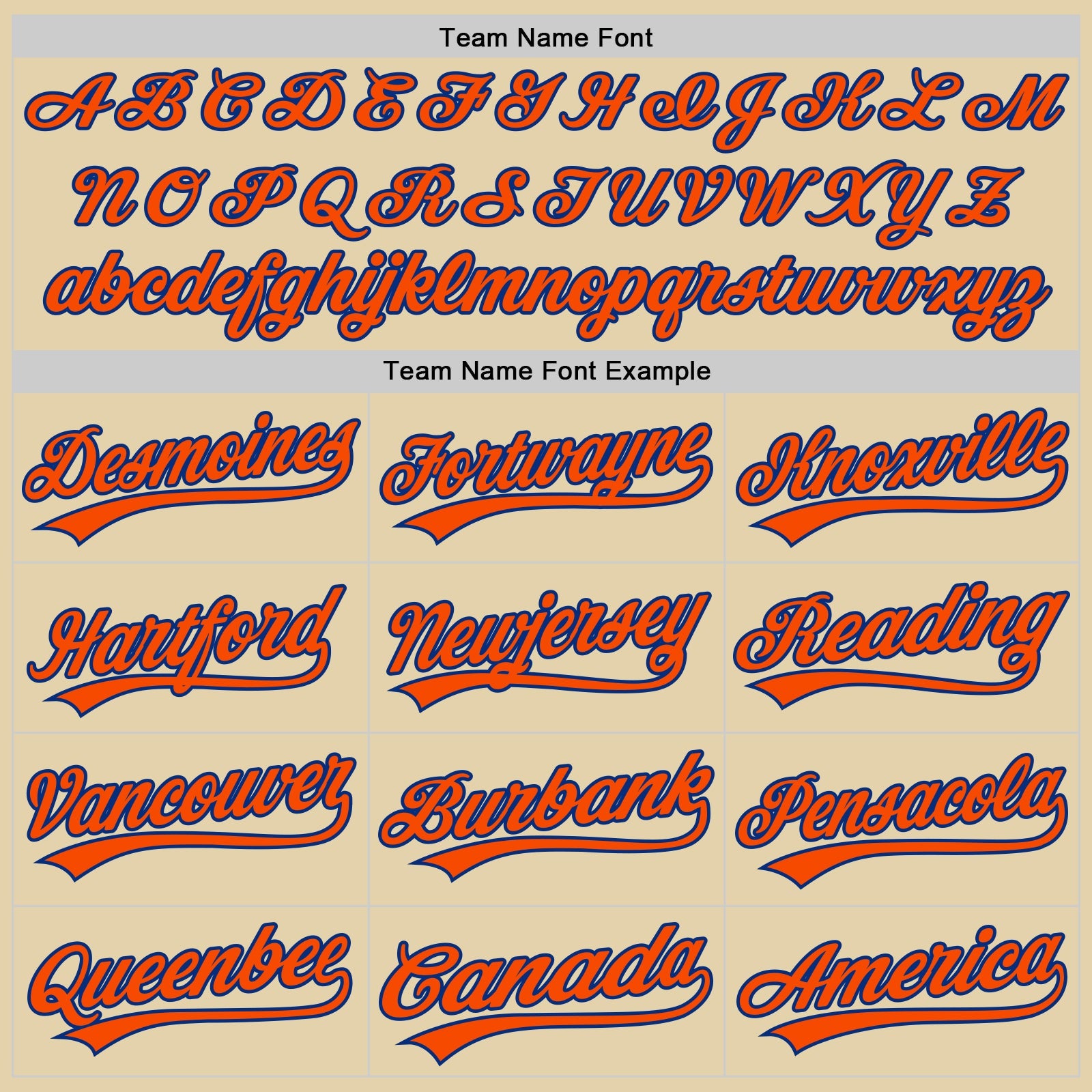 Custom Sand Orange-Royal Authentic Baseball Jersey view 4