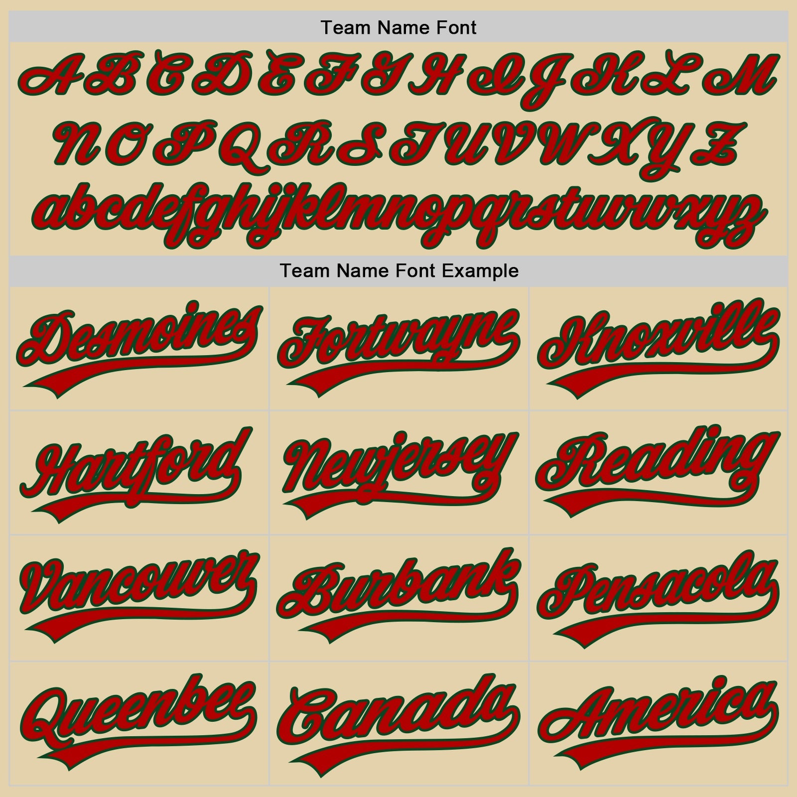 Custom Sand Red-Green Authentic Baseball Jersey view 4