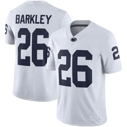 P.State Nittany Lions #26 Saquon Barkley Alumni Game Jersey White Stitched American College Jerseys - Main View