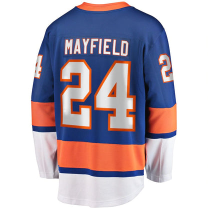 NY.Islanders #24 Scott Mayfield Fanatics Branded Breakaway Jersey Royal Stitched American Hockey Jerseys - Main View