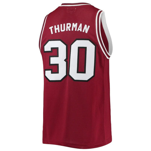 A.Razorbacks #30 Scotty Thurman Original Retro Brand Alumni Commemorative Classic Basketball Jersey  Cardinal Stitched American College Jerseys - Main View