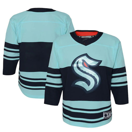 S.Kraken Special Edition 2.0 Premier Blank Jersey Teal Stitched American Hockey Jerseys - Main View