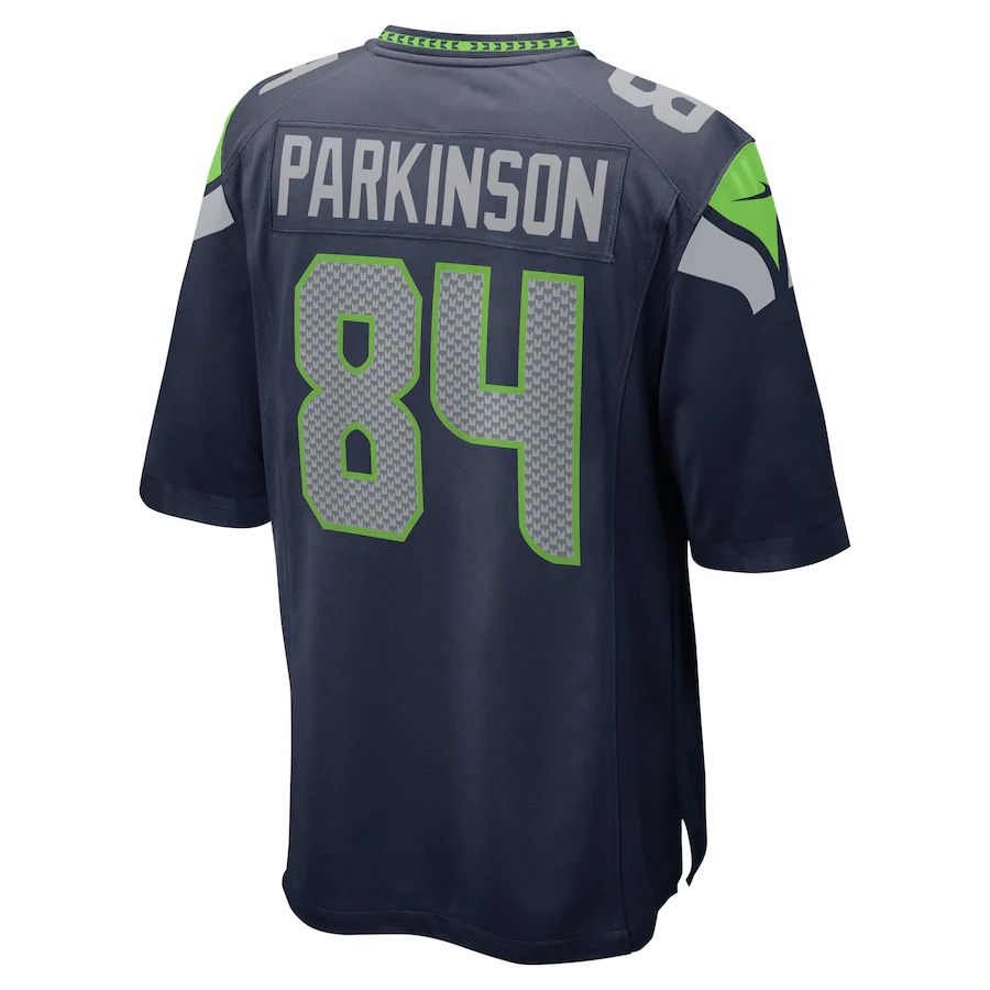 S.Seahawks #84 Colby Parkinson College Navy Game Jersey Stitched American Football Jerseys - Main View