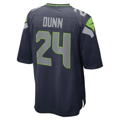 S.Seahawks #24 Isaiah Dunn College Navy Game Player Jersey Stitched American Football Jerseys - Main View