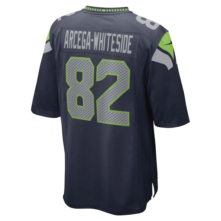 S.Seahawks #82 J.J. Arcega-Whiteside College Navy Game Player Jersey Stitched American Football Jerseys - Main View