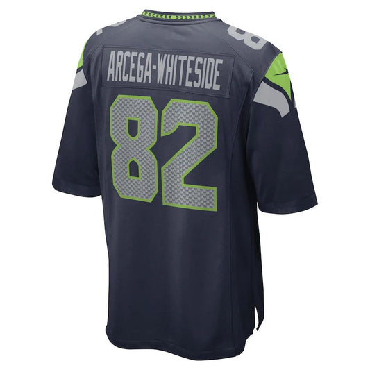 S.Seahawks #82 J.J. Arcega-Whiteside College Navy Game Player Jersey Stitched American Football Jerseys - Main View