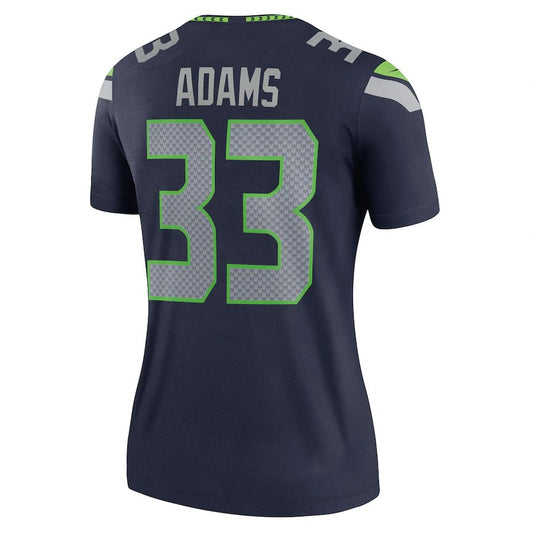 S.Seahawks #33 Jamal Adams College Navy Legend Jersey Stitched American Football Jerseys - Main View