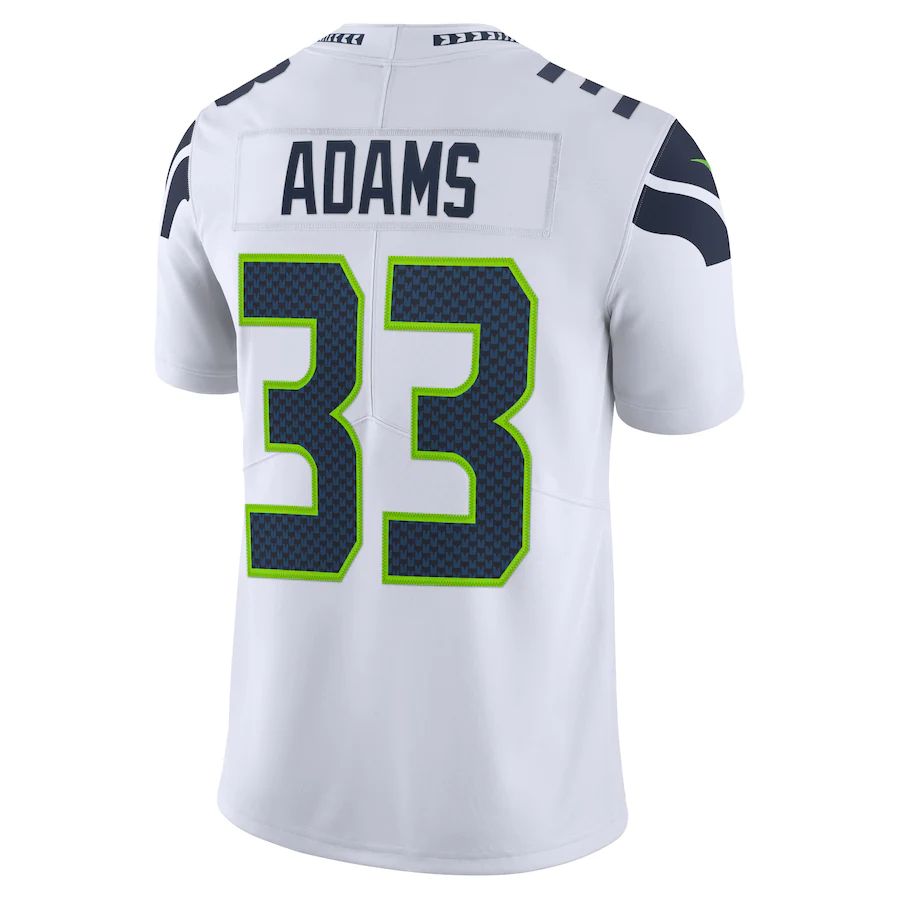 S.Seahawks #33 Jamal Adams  White Vapor Limited Jersey Stitched American Football Jerseys - Main View