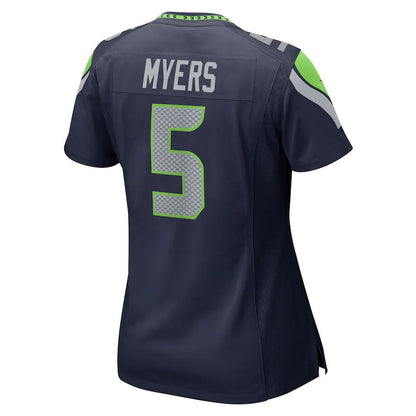 S.Seahawks #5 Jason Myers College Navy Game Jersey Stitched American Football Jerseys - Main View