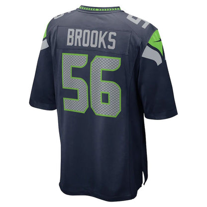 S.Seahawks #56 Jordyn Brooks College Navy Player Game Jersey Stitched American Football Jerseys - Main View