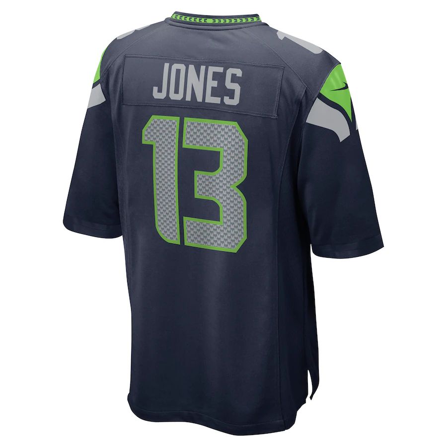 S.Seahawks #13 Josh Jones College Navy Home Game Player Jersey Stitched American Football Jerseys - Main View