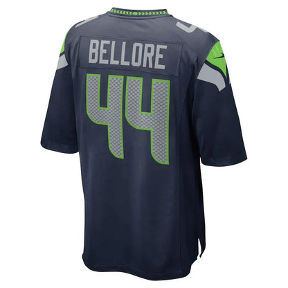 S.Seahawks #44 Nick Bellore College Navy Game Jersey Stitched American Football Jerseys - Main View