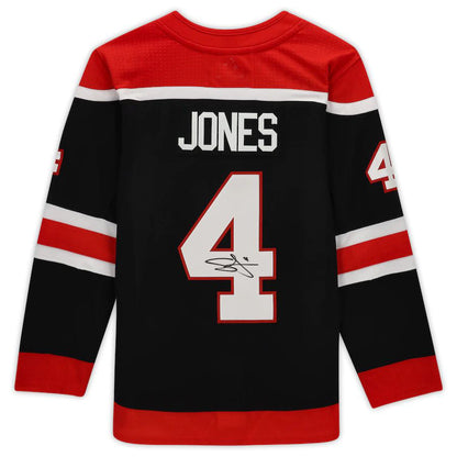 C.Blackhawks #4 Seth Jones Fanatics Authenti Autographed Reverse Retro Authentic Jersey Red Stitched American Hockey Jerseys - Main View