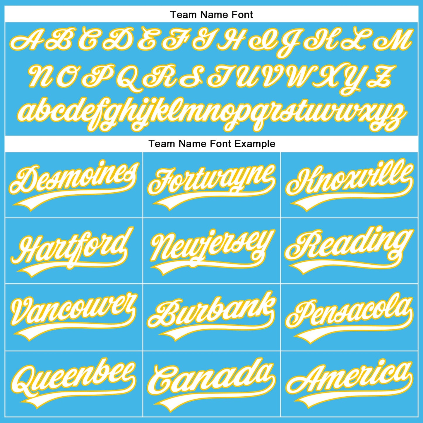 Custom Sky Blue White-Yellow Authentic Baseball Jersey view 4