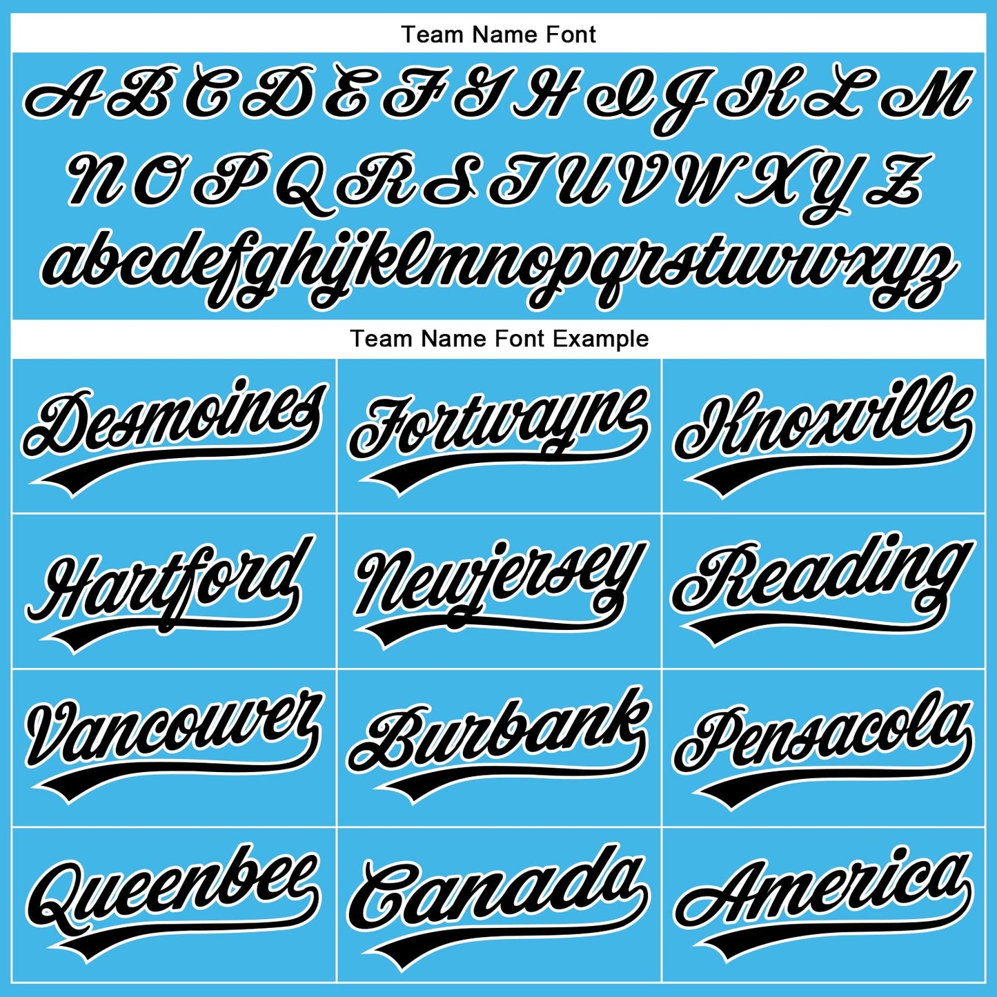 Custom Sky Blue Black-White Authentic Baseball Jersey view 4