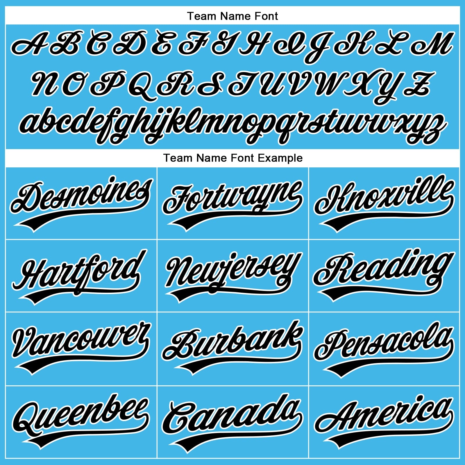 Custom Sky Blue Black-White Authentic Baseball Jersey view 4