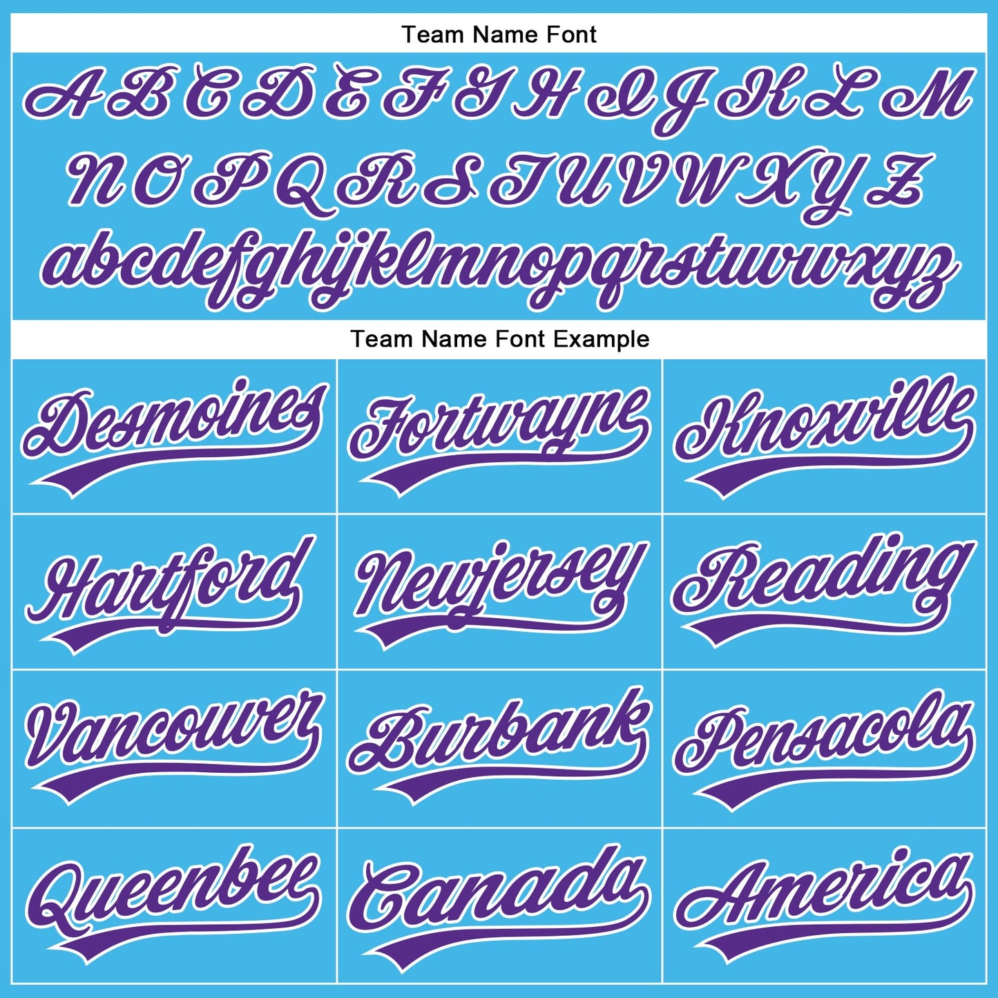 Custom Sky Blue Purple-White Authentic Baseball Jersey view 4