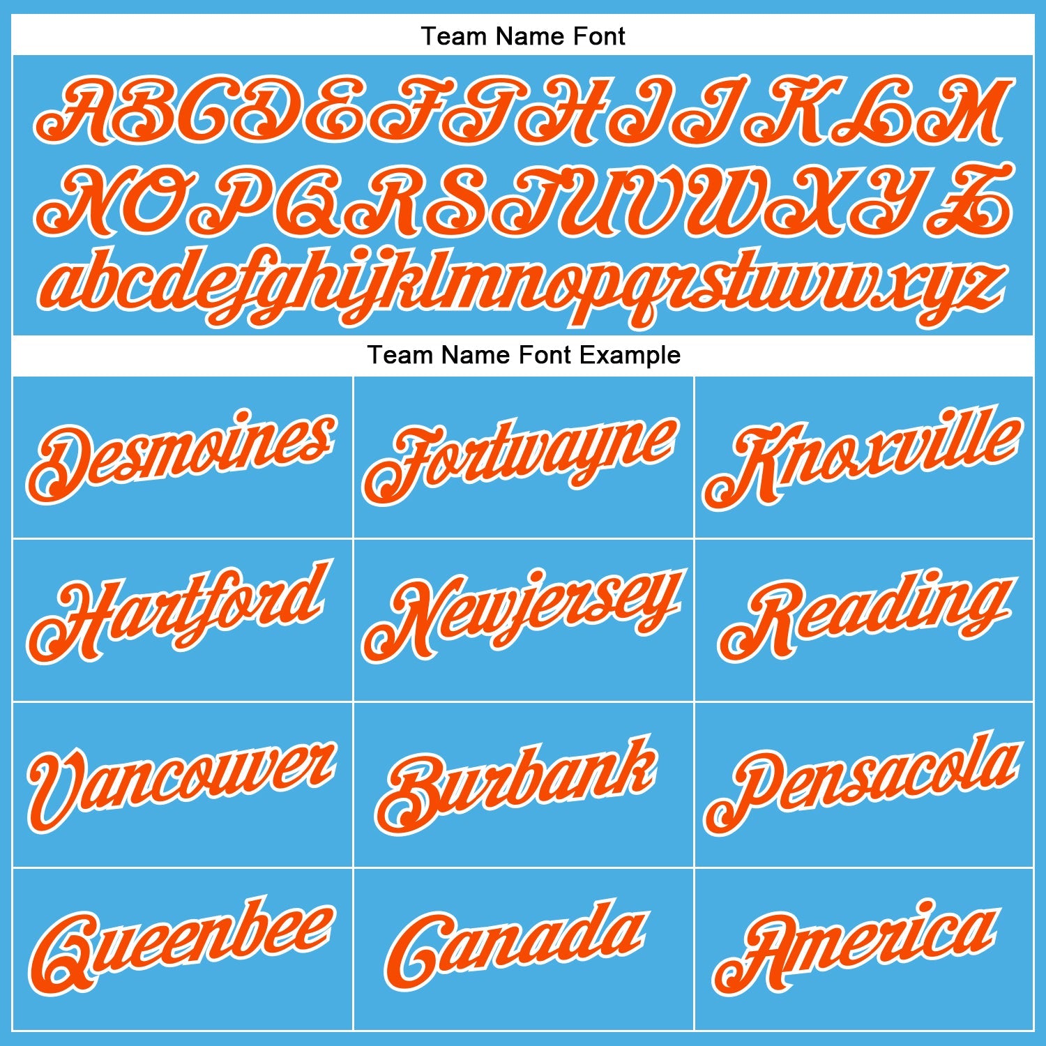 Custom Sky Blue Orange-White Performance T-Shirt view 3