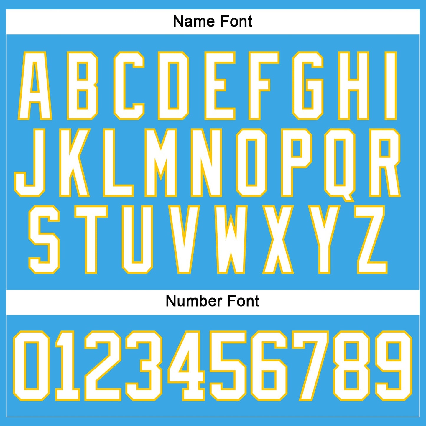 Custom Sky Blue White-Yellow Hockey Lace Neck Jersey view 5