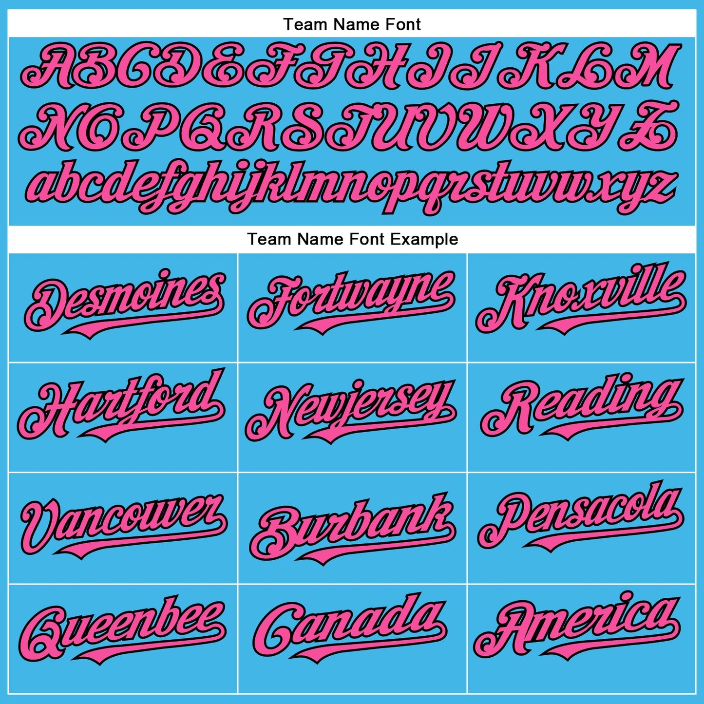 Custom Sky Blue Pink-Black Authentic Baseball Jersey view 4