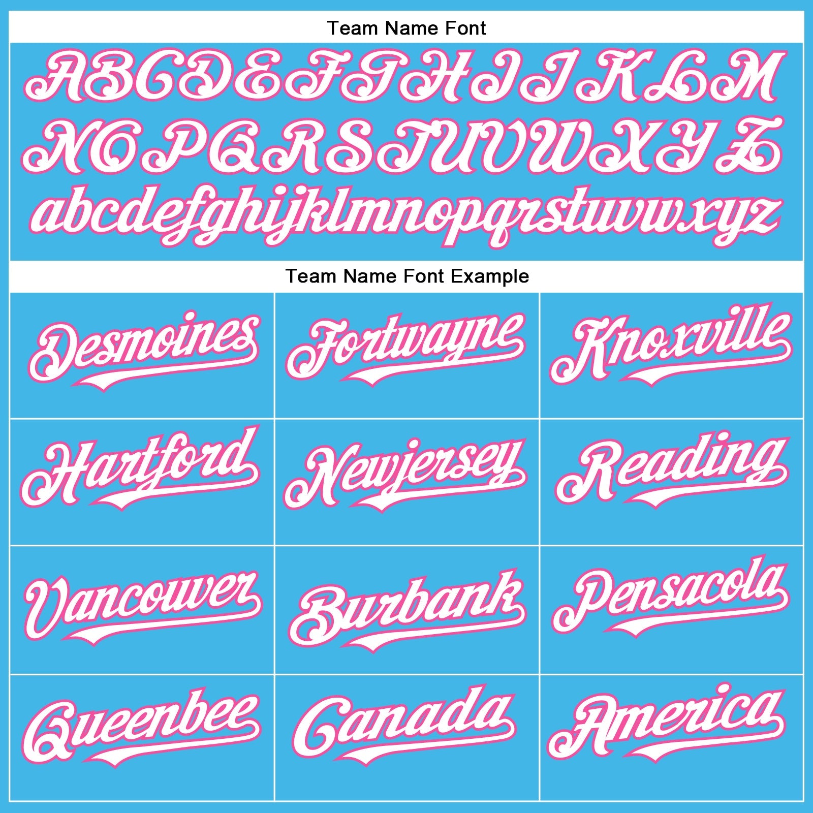 Custom Sky Blue White-Pink Authentic Baseball Jersey view 4
