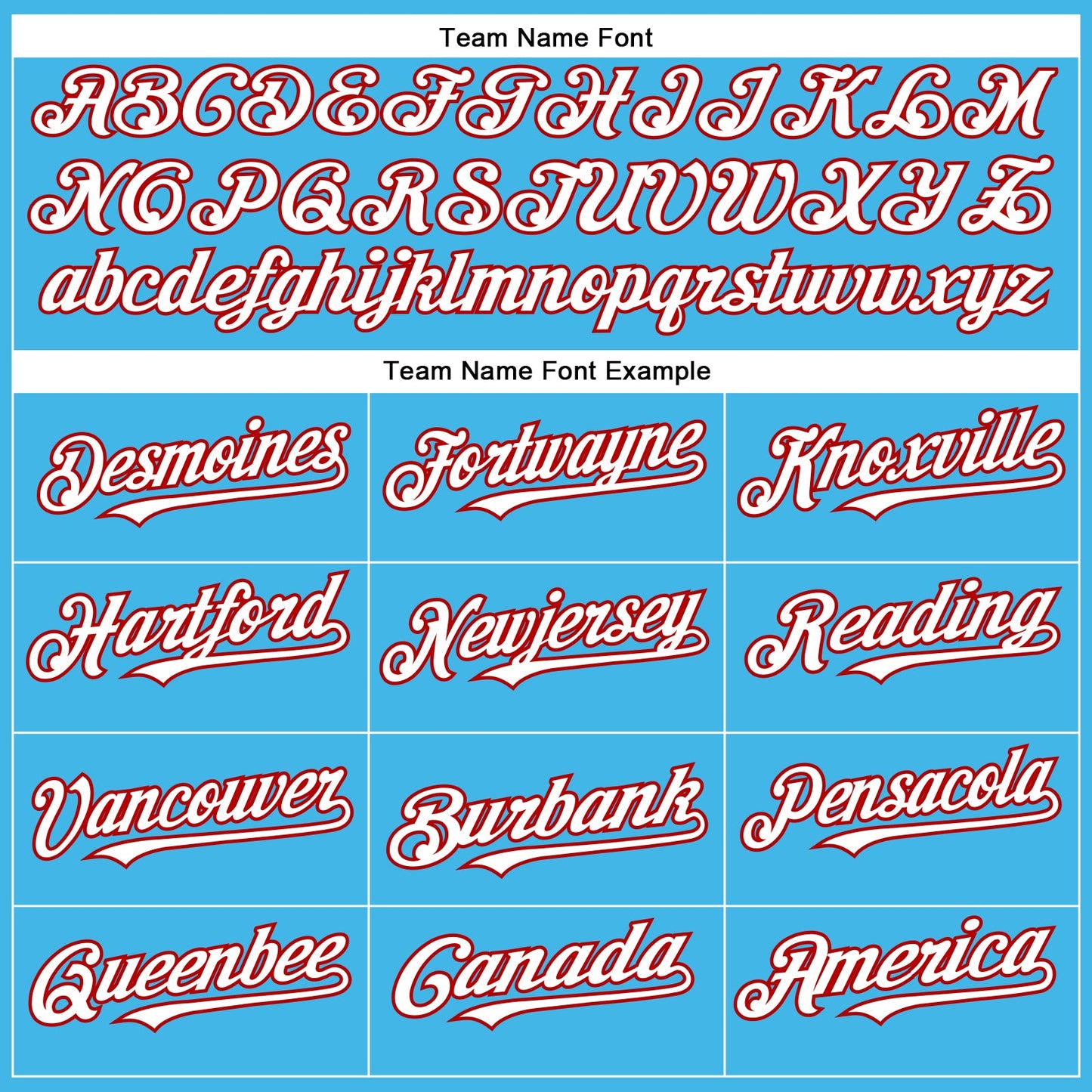 Custom Sky Blue White-Red Authentic Baseball Jersey view 4