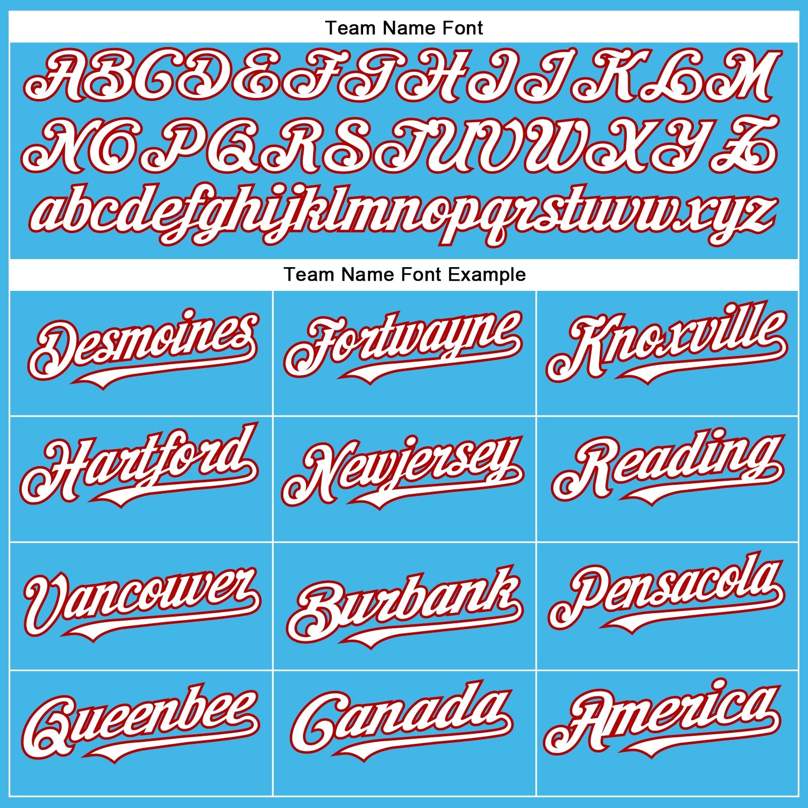 Custom Sky Blue White-Red Authentic Baseball Jersey view 4