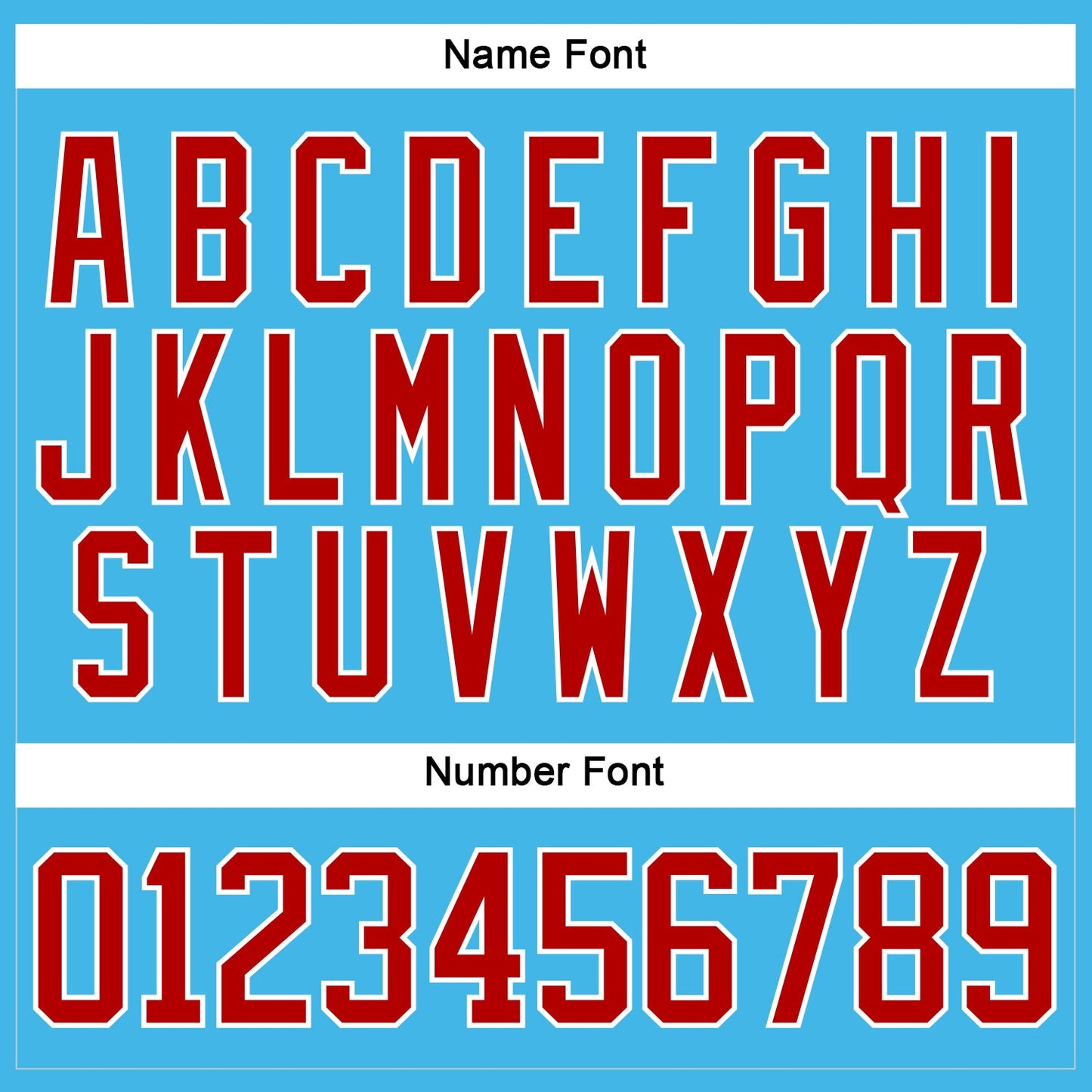 Custom Sky Blue Red-White Hockey Lace Neck Jersey view 5