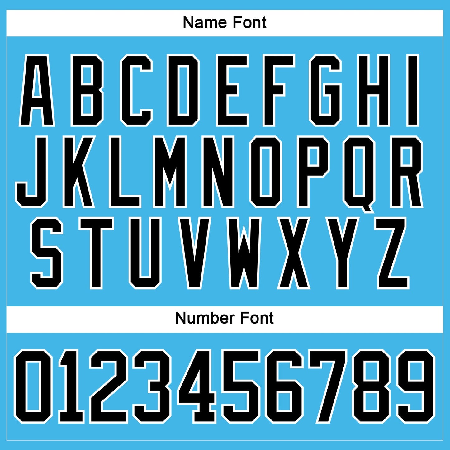 Custom Sky Blue Black-White Hockey Lace Neck Jersey view 5