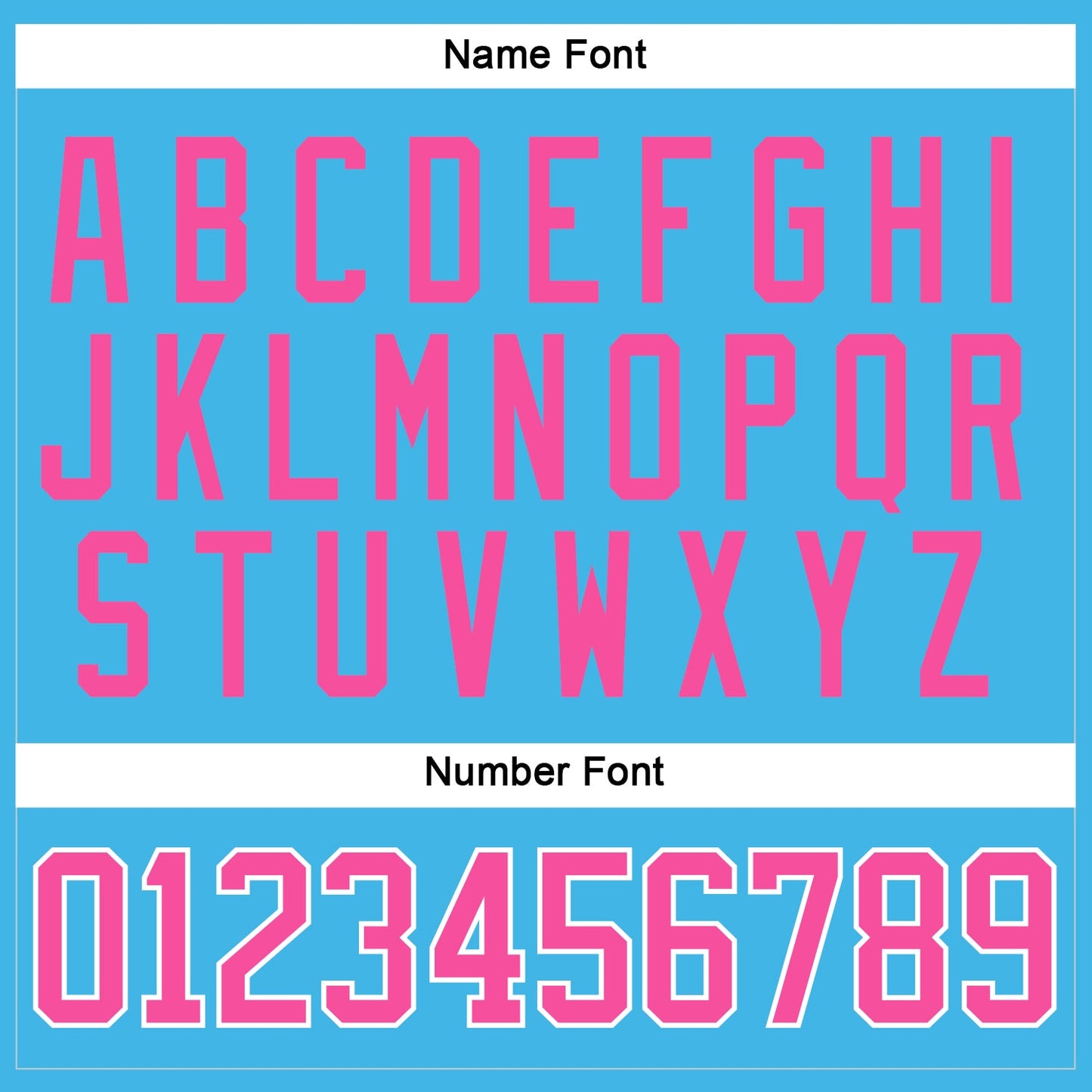 Custom Sky Blue Pink-White Hockey Jersey view 5
