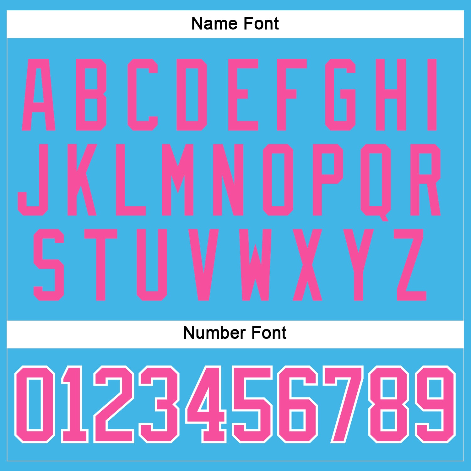 Custom Sky Blue Pink-White Hockey Jersey view 5