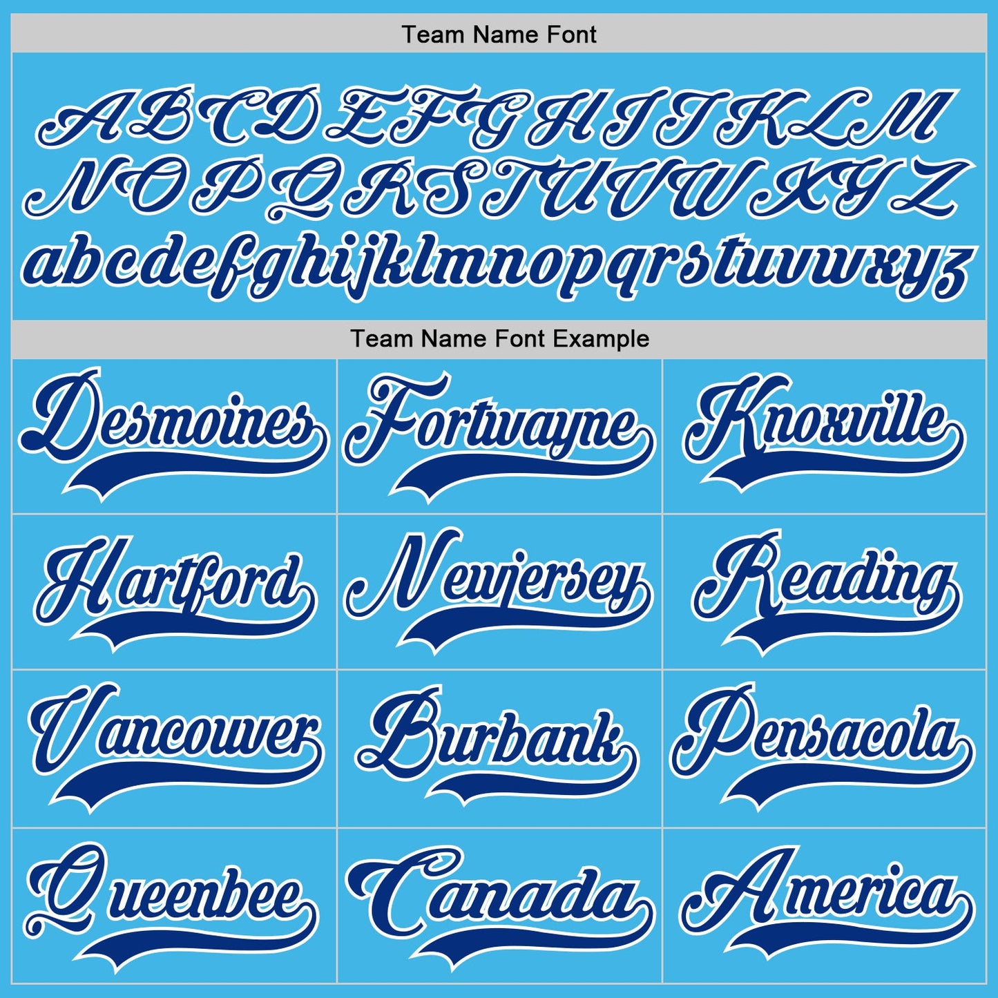 Custom Sky Blue Royal-White Hockey Jersey view 4