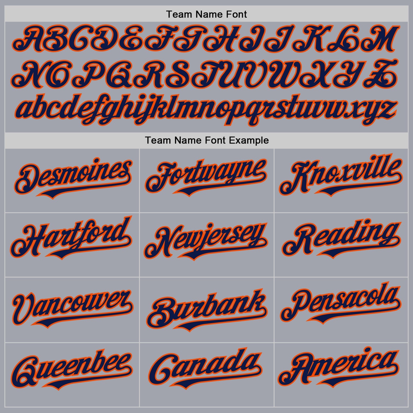 Custom Gray Navy-Orange Authentic Sleeveless Baseball Jersey view 3