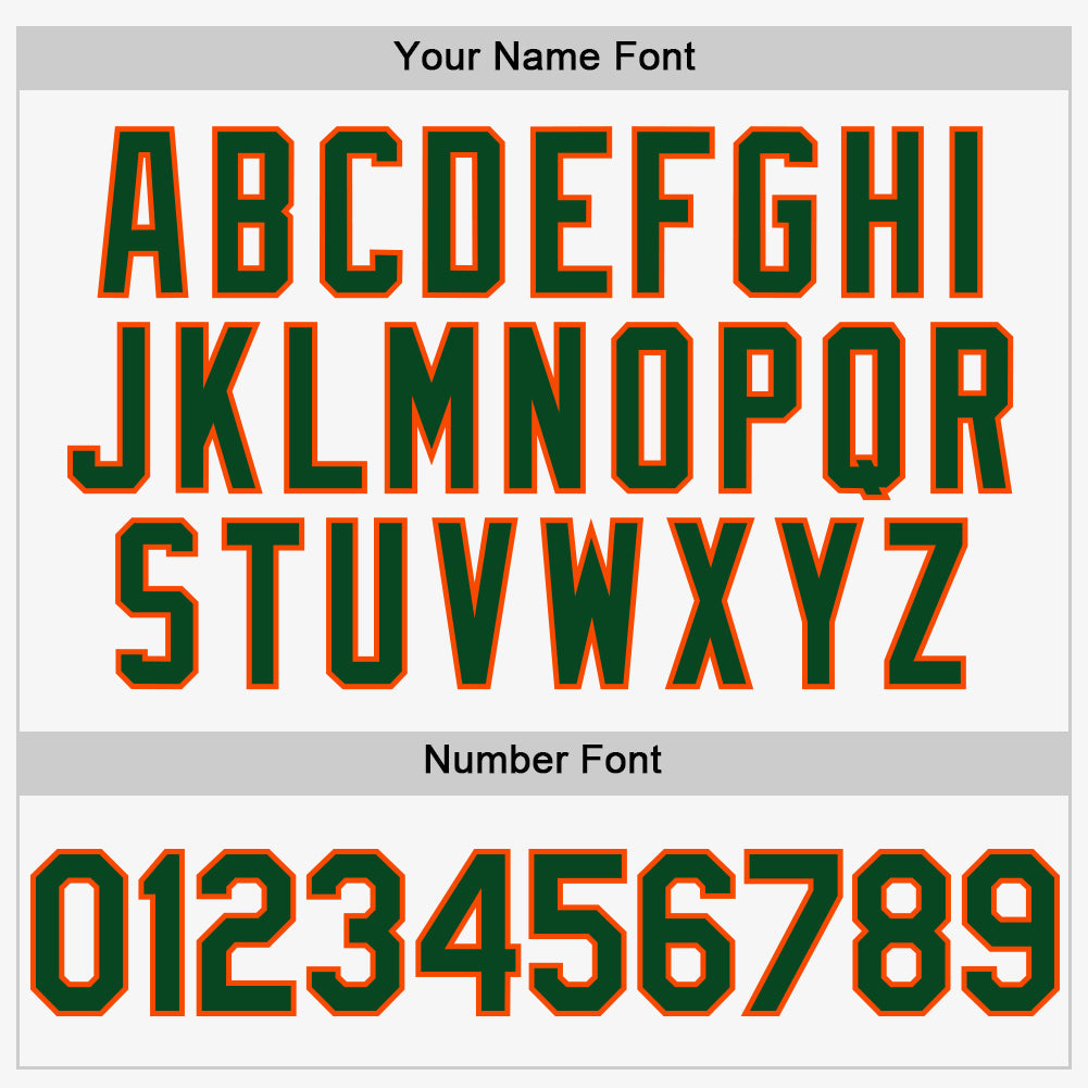 Custom White Green-Orange Authentic Sleeveless Baseball Jersey view 4
