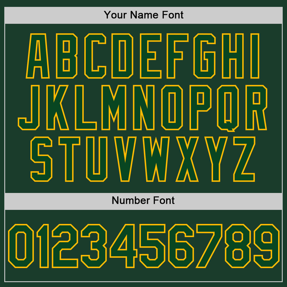 Custom Green Gold Authentic Sleeveless Baseball Jersey view 4