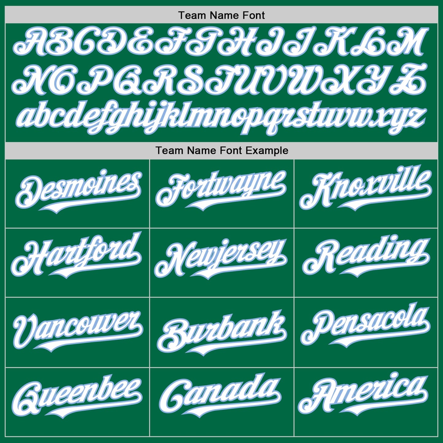Custom Kelly Green White-Light Blue Authentic Sleeveless Baseball Jersey view 3
