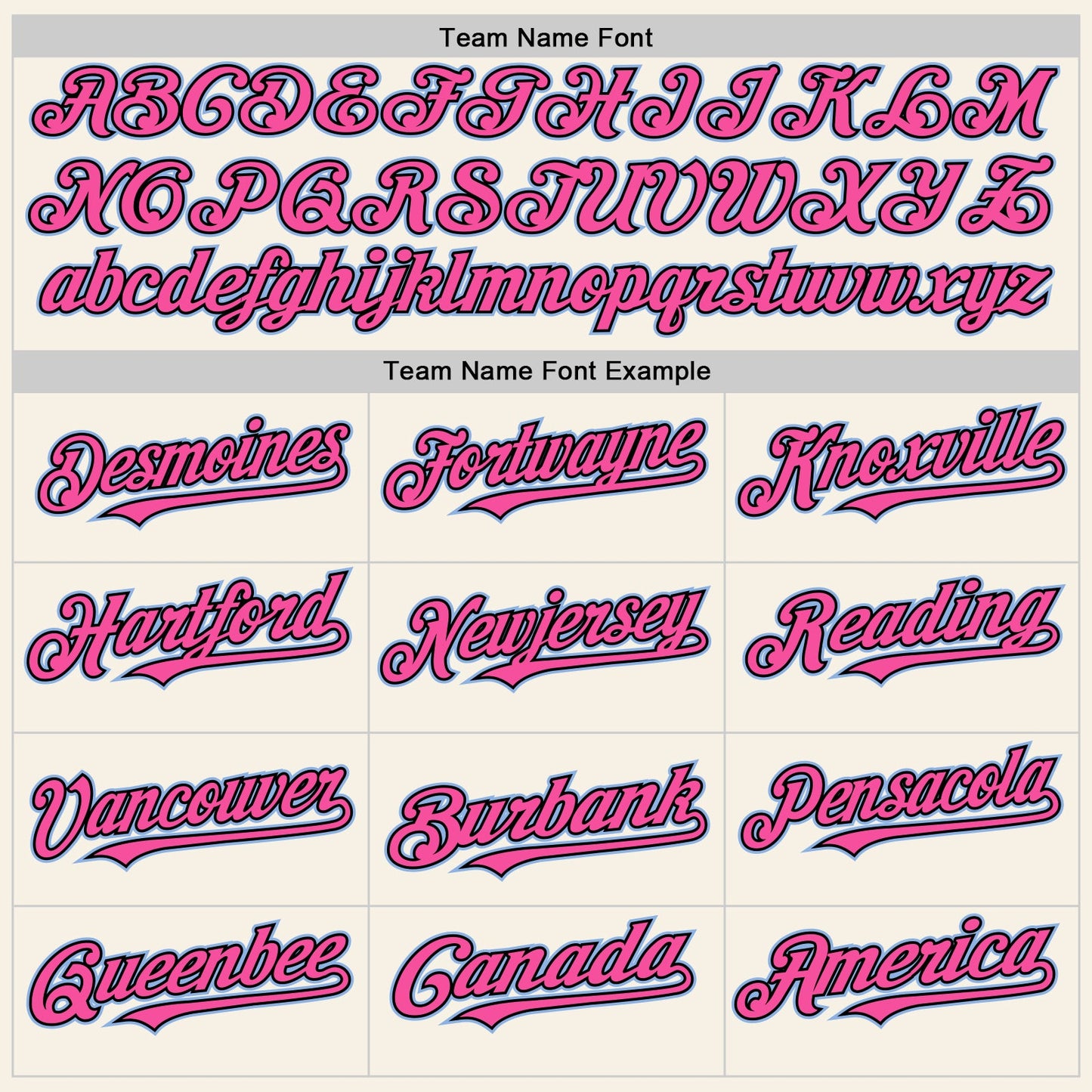 Custom Cream Light Blue Black-Pink Authentic Sleeveless Baseball Jersey view 3